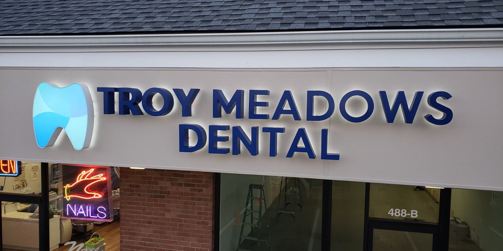Troy Meadows Dental – EM Signs NJ